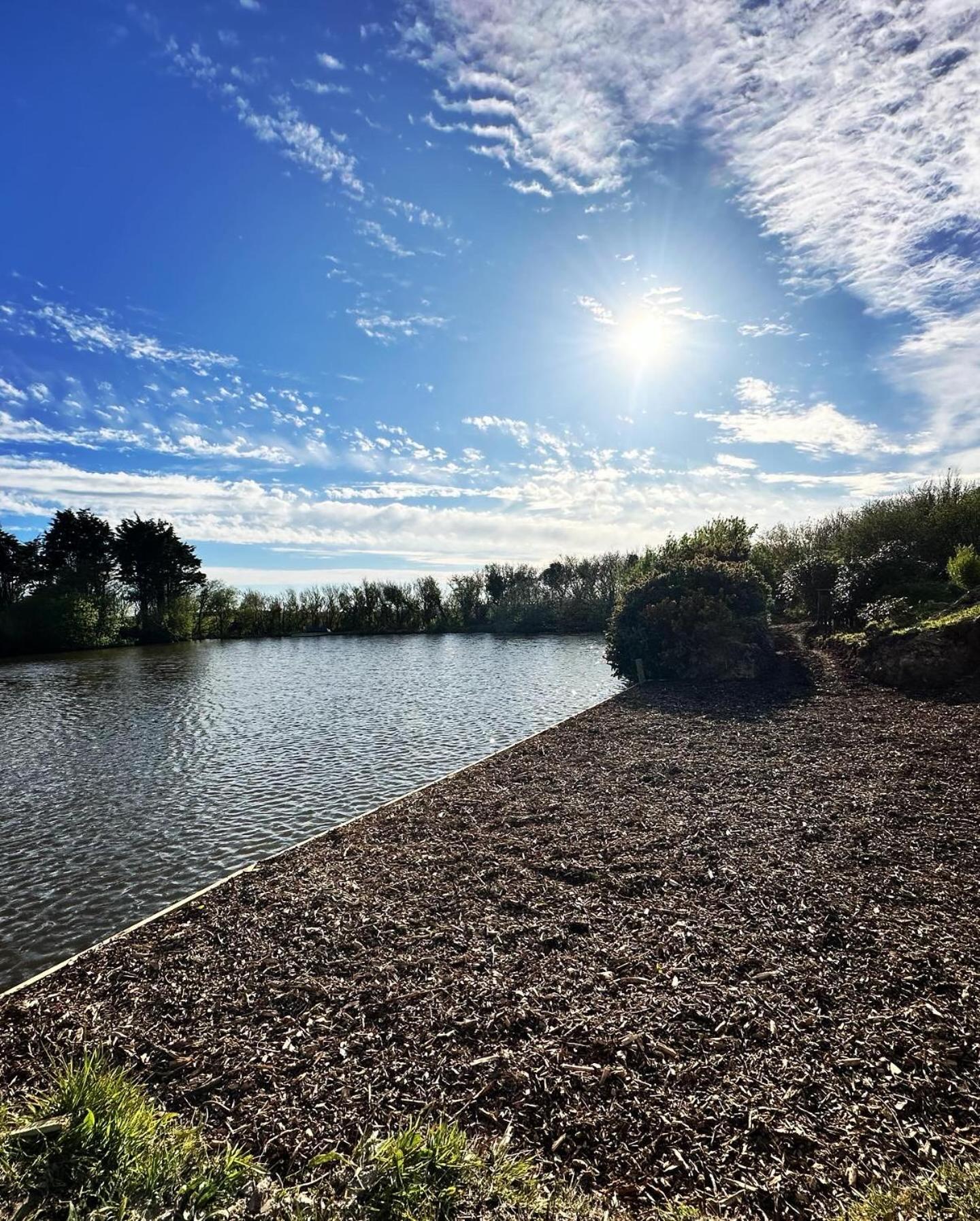 Lakeside Glamping Firecrest سانت كولوم ميجُر المظهر الخارجي الصورة