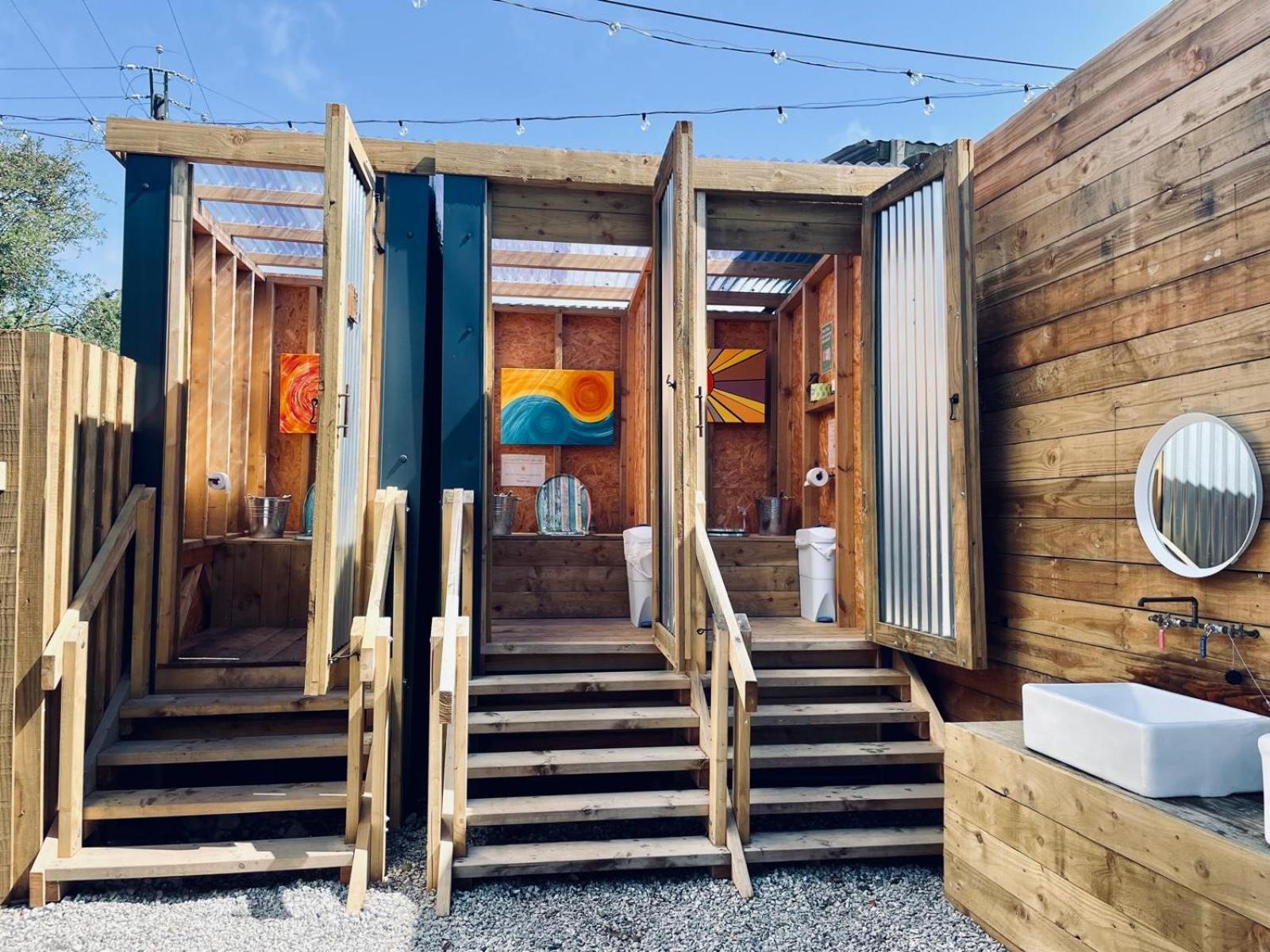 Lakeside Glamping Firecrest سانت كولوم ميجُر المظهر الخارجي الصورة