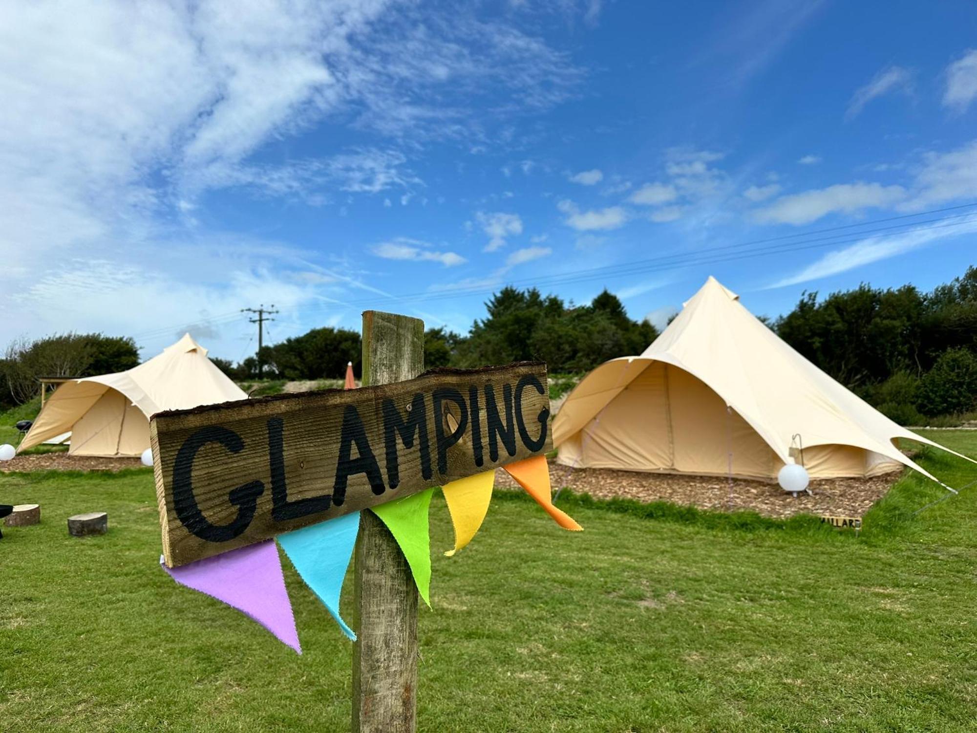 Lakeside Glamping Firecrest سانت كولوم ميجُر المظهر الخارجي الصورة