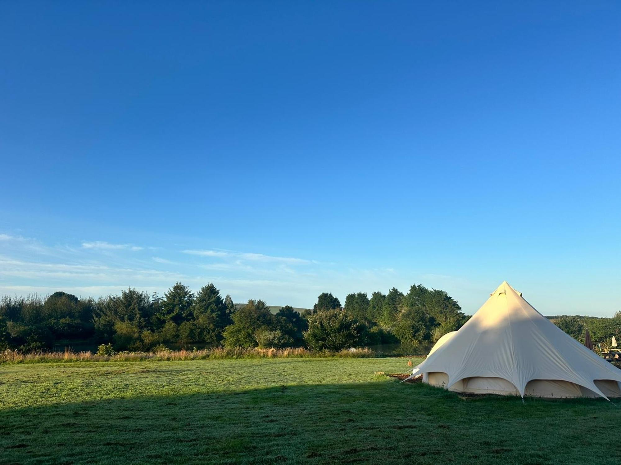 Lakeside Glamping Firecrest سانت كولوم ميجُر المظهر الخارجي الصورة